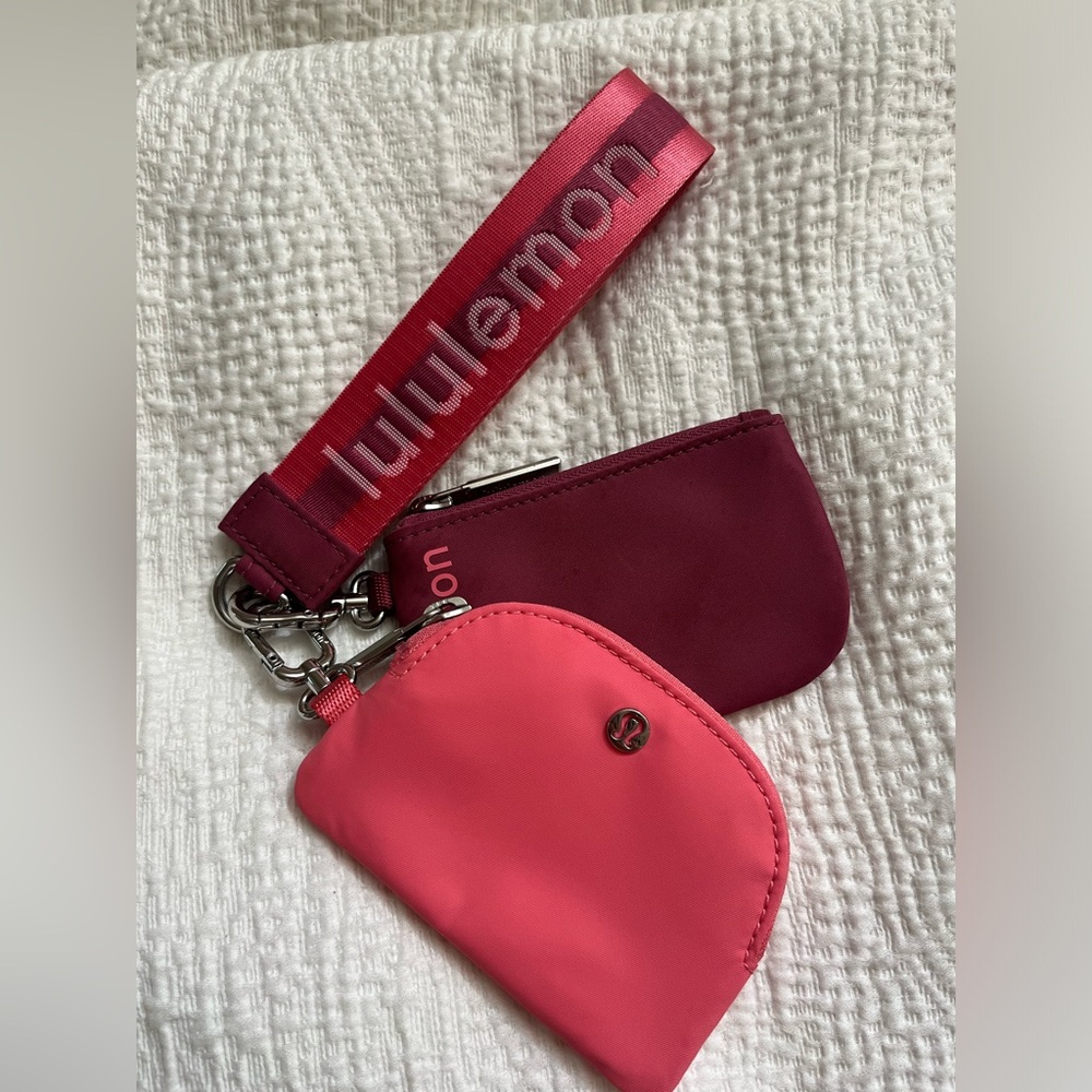 Brand new Lululemon dual pouch wristlet